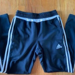 Addidas black skinny joggers for boys - Sz M